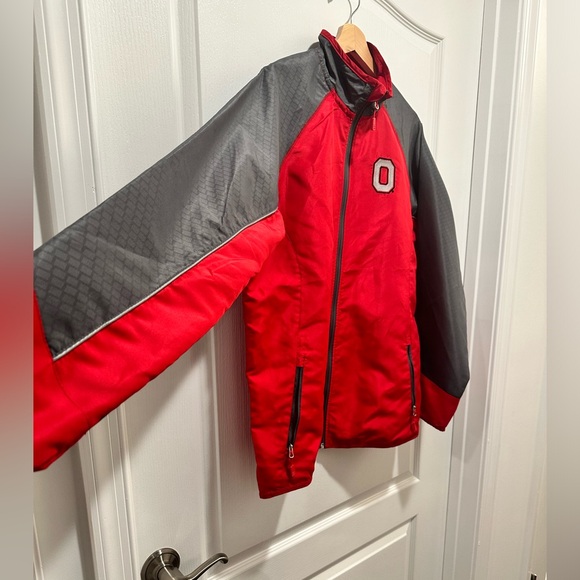 Ohio State Buckeyes Jacket Wind Breaker Campus Classics by The Oval Size: Medium - Picture 3 of 12